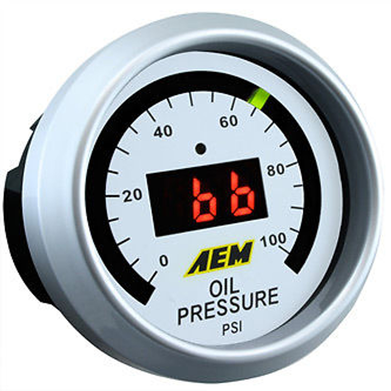 AEM Electronics 30-4401 Digital Oil/Fuel Pressure Gauge- 0-100psi  2-1/16" 52mm