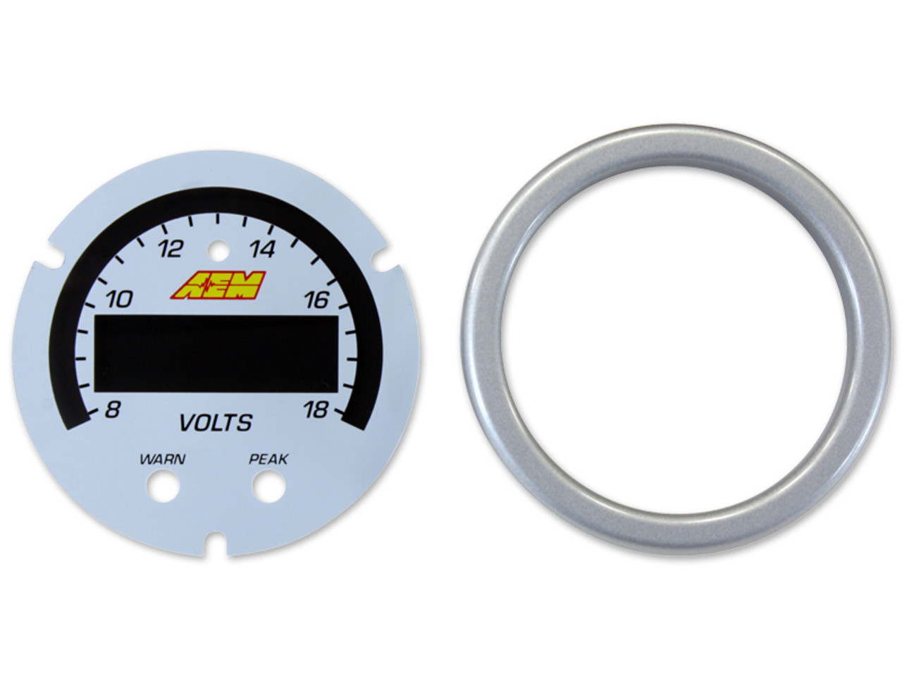 AEM 30-0303 X-Series 8-18v Volts Gauge  2-1/16" 52mm