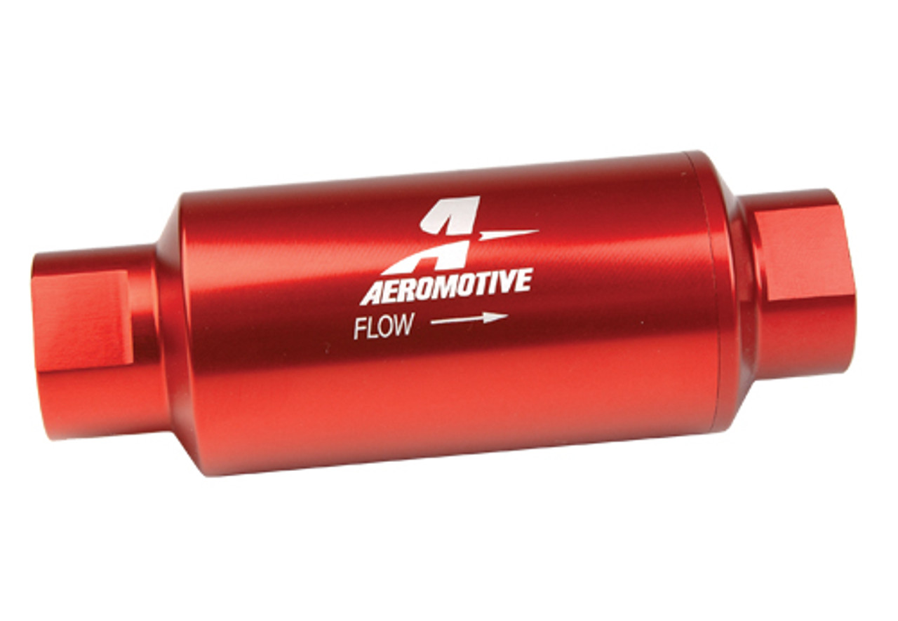 Aeromotive 12301 Inline Fuel Filter - 10AN ORB Inlet/Outlet - 10 Micron Element