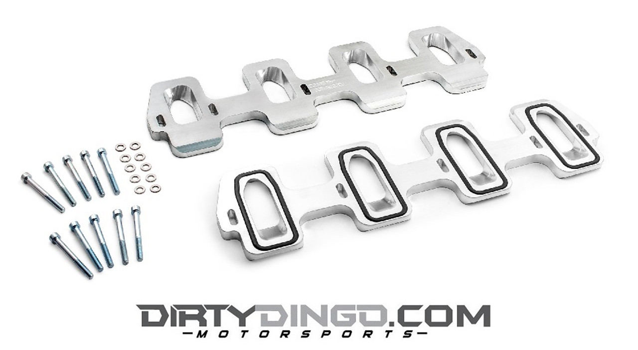 Dirty Dingo Billet Intake Adapters - Adapts LS3 Intake to Cathedral Port Head