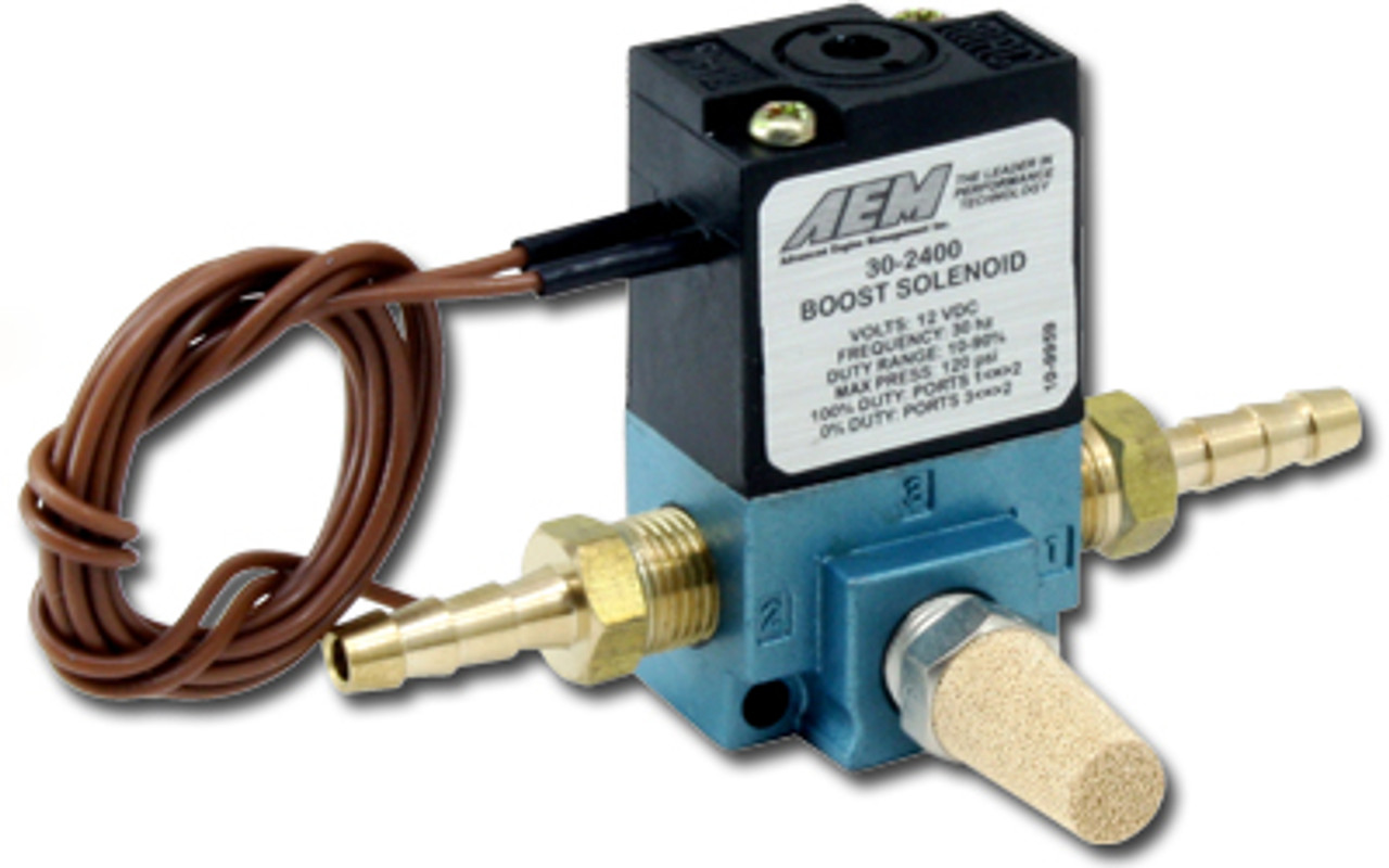 AEM 30-2400 Electronic Boost Control Solenoid - Single Stage - 0-100psi