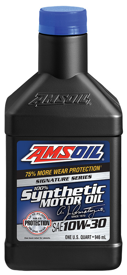AMSOIL Signature Series 10W-30 4本 AMSOIL Signature Series 10W-30 Synthetic Motor Oil (Quart)