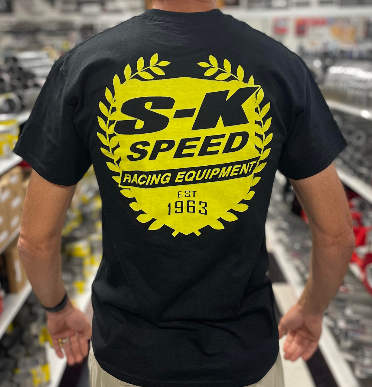 SK Speed T Shirt - Black - SK 60th Anniversary Crest - X-Large