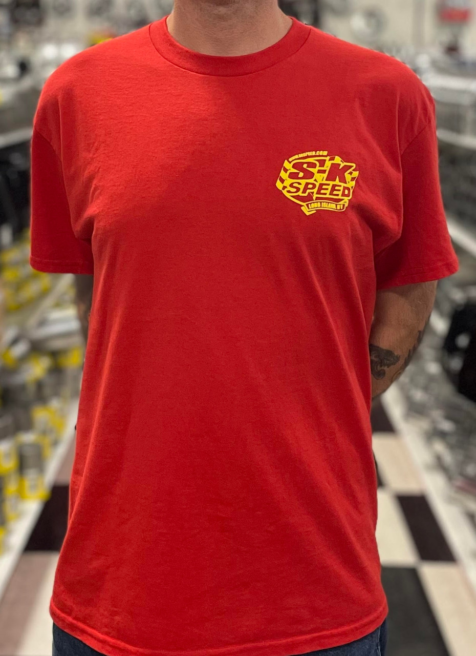 SK Speed T Shirt - Red - SK 60th Anniversary Crest - X-Large