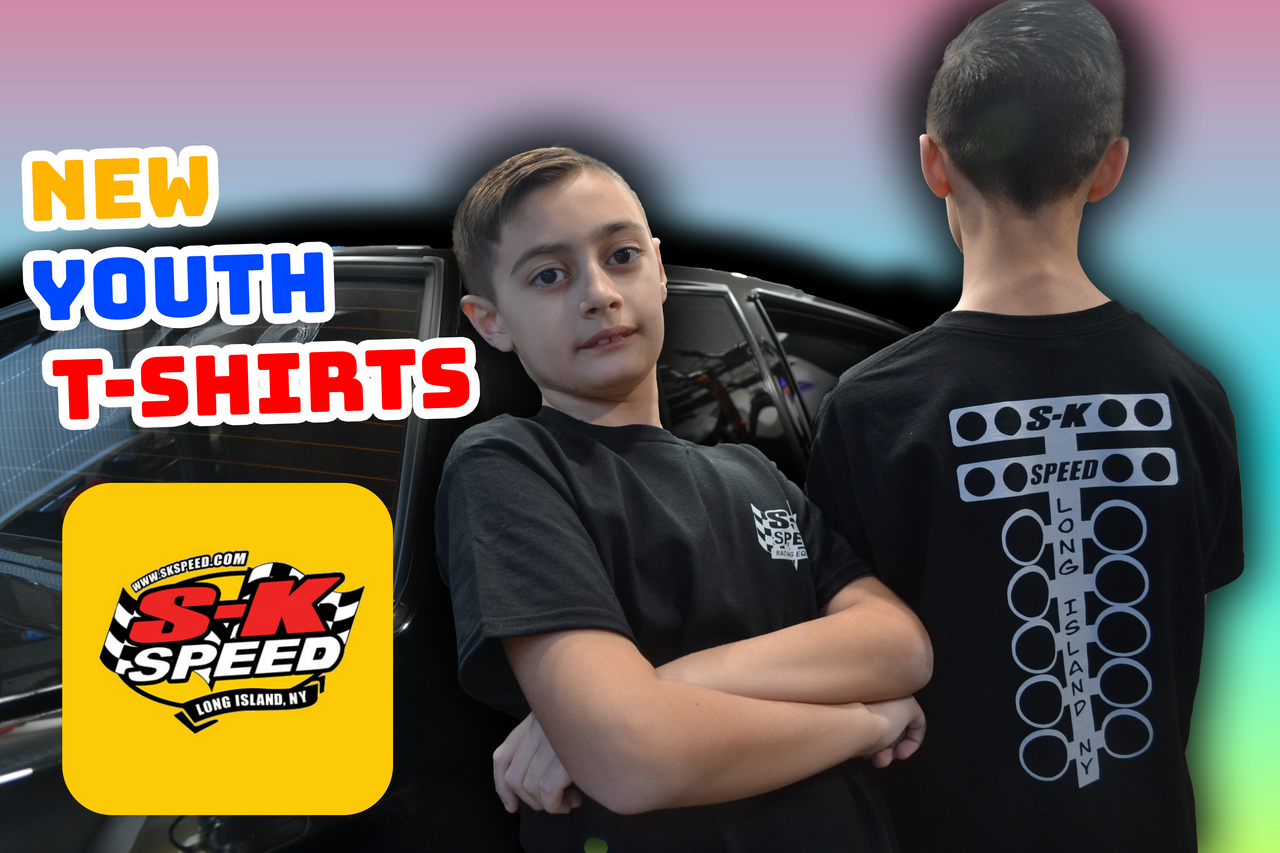 SK Speed T Shirt - Youth Medium - Black Flag / Tree Logo
