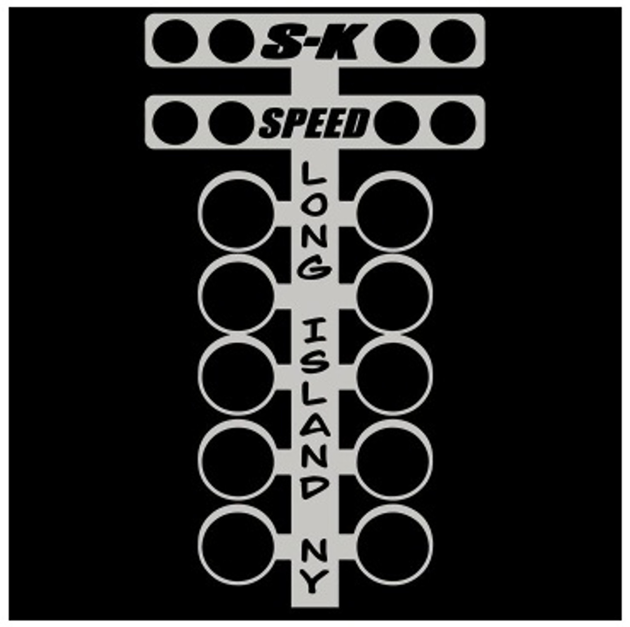 SK Speed T Shirt - Youth Large - Black Flag / Tree Logo