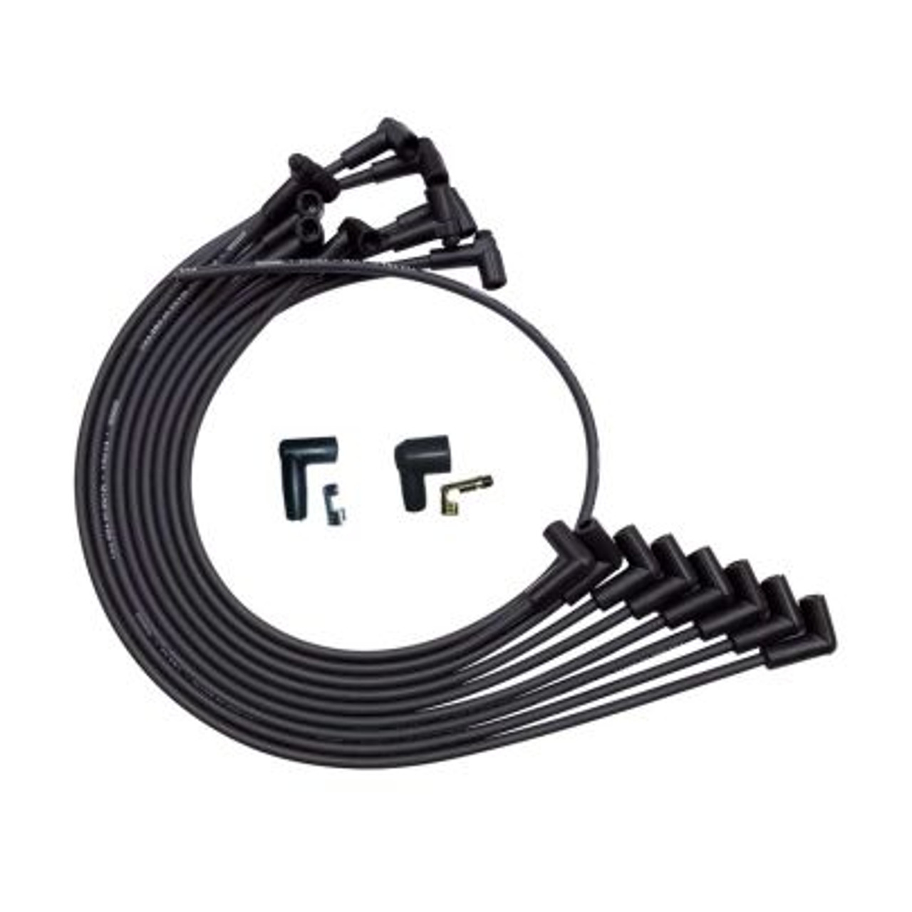 Moroso 51025 Ultra HEI Spark Plug Wire Set - Small Block Chevy - 90 Degree - Unsleeved