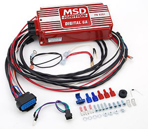 MSD 90361 Ignition Kit - Digital 6A/Small Cap Distributor/Wires/Coil/Bracket SBC