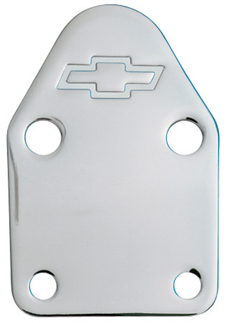 Proform 141-210 Chevy Small Block Fuel Pump Block Off Plate - Chrome Plate Steel Proform 141-210 Chevy Small Block Fuel Pump Block Off Plate - Chrome Plate Steel