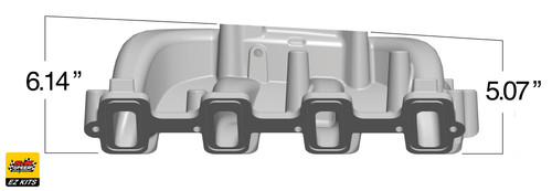 LS3 Rectangle Port Carb Conversion Holley 300-129 Dual Plane