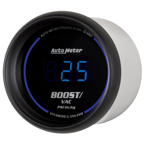 AutoMeter 6959 Cobalt Digital Boost/Vacuum Gauge