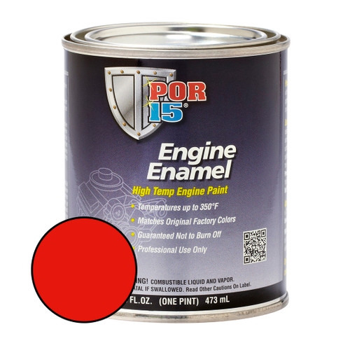 POR-15 High Temperature Paint, High Heat Resistant Paint, Weather and  Moisture Resistant, 8 Fluid Ounces, Aluminum
