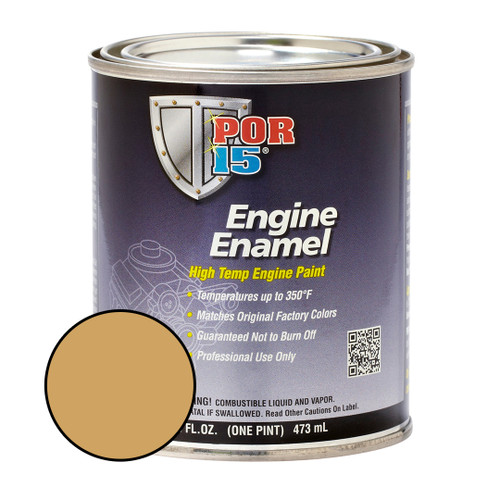 POR-15 42048 High Temp Engine Enamel - Ford Corporate Blue - Pint