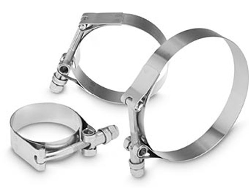 Clampco AKI200 T-Bolt Band Clamp - 1.87"-2.12" Range - Each - Stainless Steel Clampco AKI200 T-Bolt Band Clamp - 1.87"-2.12" Range - Each - Stainless Steel