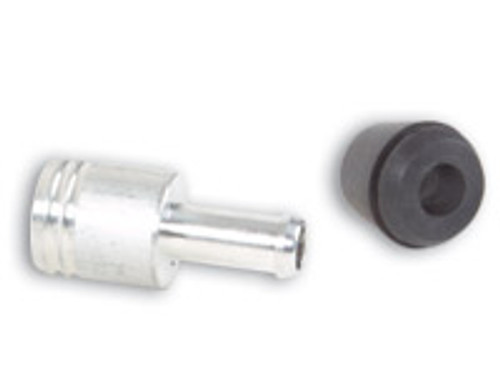 Vibrant 2897 Aluminum Vacuum Nipple w/ Grommet for Air Intake Tubes - 19mm OD Vibrant 2897 Aluminum Vacuum Nipple w/ Grommet for Air Intake Tubes - 19mm OD