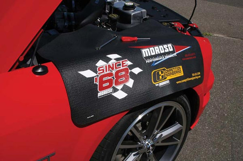 Moroso 99406 Vinyl Fender Cover - Black - 34" x 22" Moroso/Comp Engineering Logo Moroso 99406 Vinyl Fender Cover - Black - 34" x 22" Moroso/Comp Engineering Logo