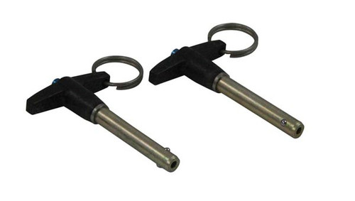 Moroso 90380 Steel Quick Release Pins - 1/4" Diameter - 1" Shank Length - Pair