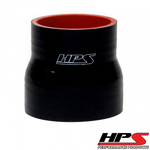 HPS 4 Ply Reinforced Straight Silicone Hose Reducer/Adapter 2" x 3" ID Black HPS 4 Ply Reinforced Straight Silicone Hose Reducer/Adapter 2" x 3" ID Black