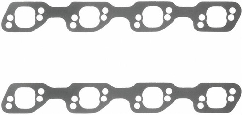 FelPro 1486 Header Gaskets - Small Block Ford Dual Bolt Pattern Splayed Port FelPro 1486 Header Gaskets - Small Block Ford Dual Bolt Pattern Splayed Port