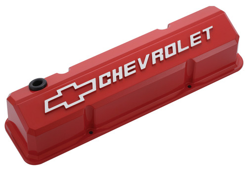 Proform 141-931 Slant Edge Valve Covers - Small Block Chevy Red Cast Aluminum Proform 141-931 Slant Edge Valve Covers - Small Block Chevy Red Cast Aluminum