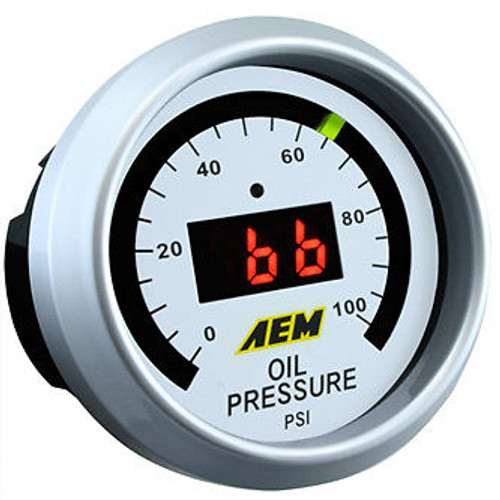 AEM Electronics 30-4401 Digital Oil/Fuel Pressure Gauge- 0-100psi  2-1/16" 52mm AEM Electronics 30-4401 Digital Oil/Fuel Pressure Gauge- 0-100psi  2-1/16" 52mm