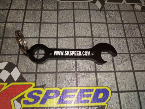 SK Speed Billet Aluminum "AN Wrench" Bottle Opener Key Chain