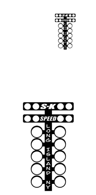 SK Speed T Shirt -Long Island NY Drag Tree - Mens XXXX-Large (4XL) - White