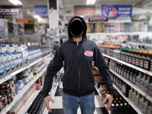 SK Speed Racing Comp Engines Logo Zip-Up Hooded Sweatshirt Mens Large - Black