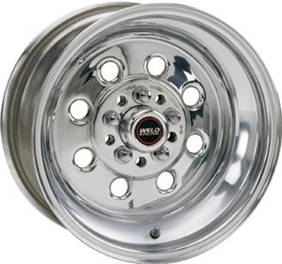 Weld Racing Draglite Polished Wheel 15x7 - 5 x 4.25/4.50 Bolt Pattern - 4.50 Back Spacing