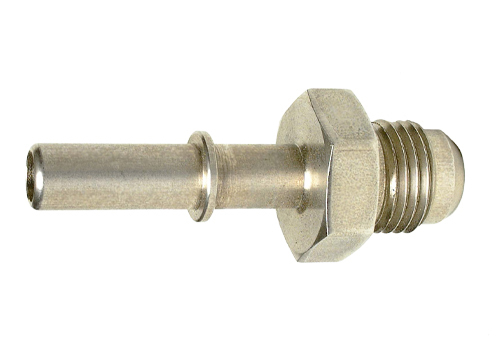 8AN 8-AN STRAIGHT SWIVEL OIL LINE HOSE END PUSH-ON FITTING 7097-gold 2 pcs