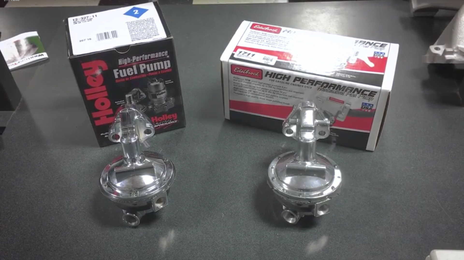 Holley VS Edelbrock Mech Fuel Pumps Manufacturing SK Speed Racing