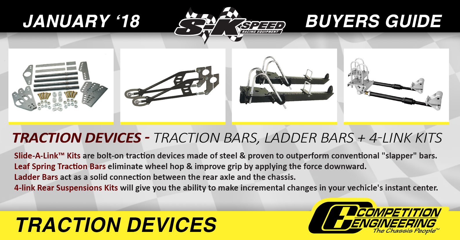 Competition Engineering Traction Devices January 17 Buyers Guide SK