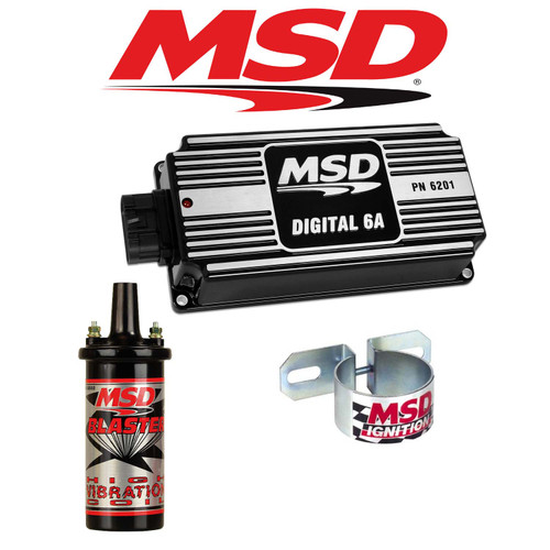 MSD 99503 BLACK Ignition Kit Digital 6A Ignition Box/Blaster 2