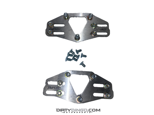 Gas Engine Slider Adapter Dirty Dingo Sliders Adjustable Motor Mounts Adapters - Raw Steel - LS ...