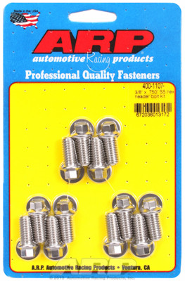 ARP 400-1107 Header Bolts - SBC - 5/16