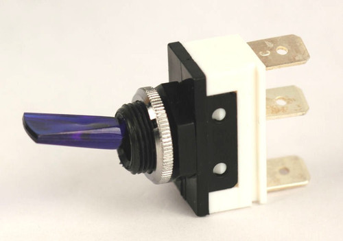 K4 Switches 11118 Off-on Lighted Blue Lever Switch