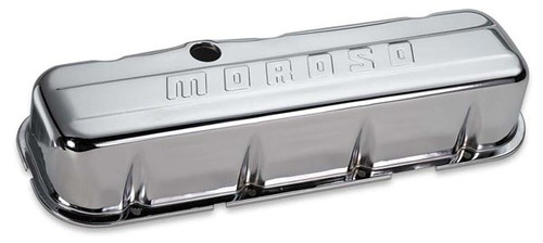 Moroso 68113 Chrome Plated Tall Valve Covers - Big Block Chevy