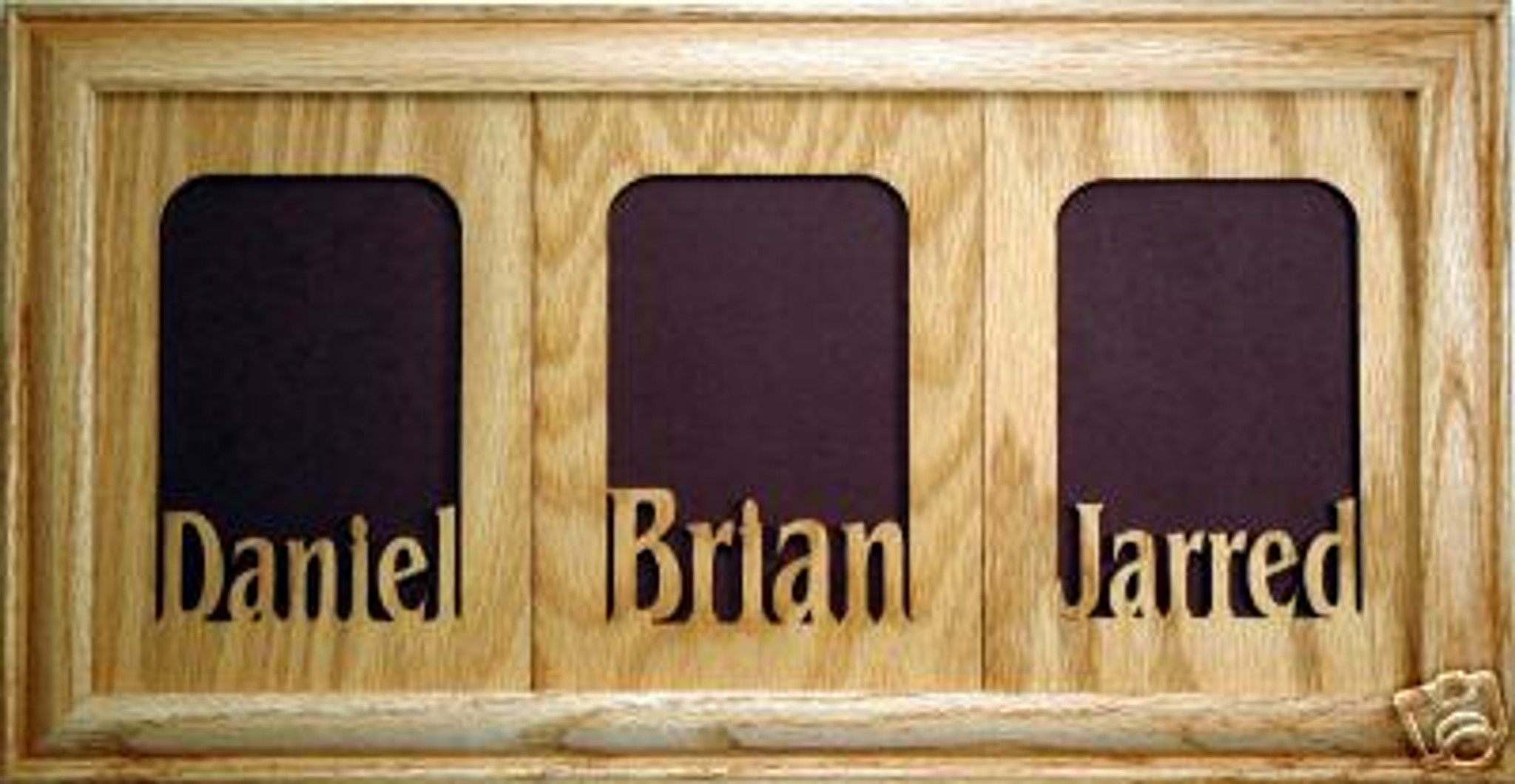 Collage Picture Frame Personalized Holds 3 4 X 6 Or 5 X 7