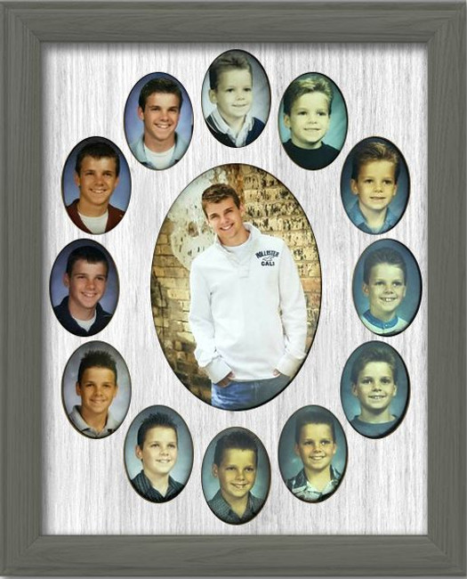School Years Picture Frame K-12 Ovals 11x14