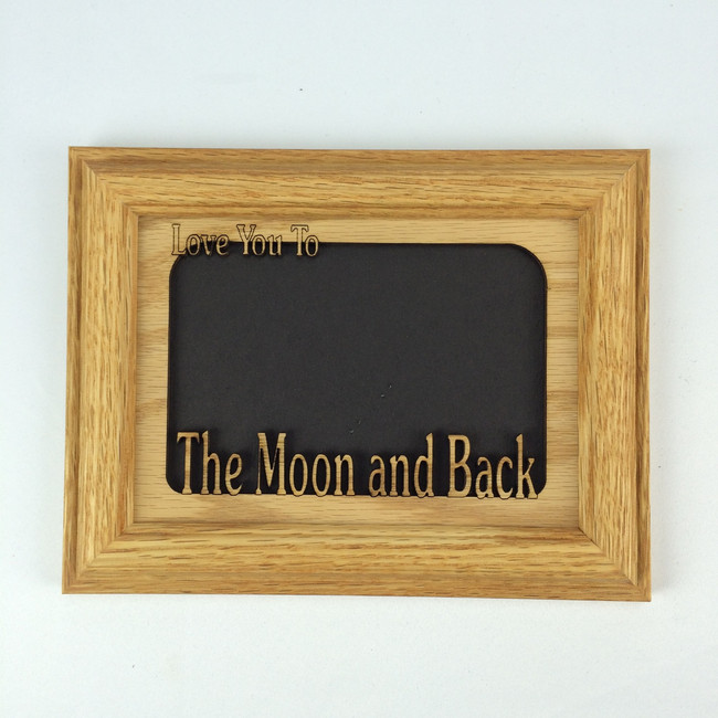 Love You to the Moon and Back Tabletop picture frame