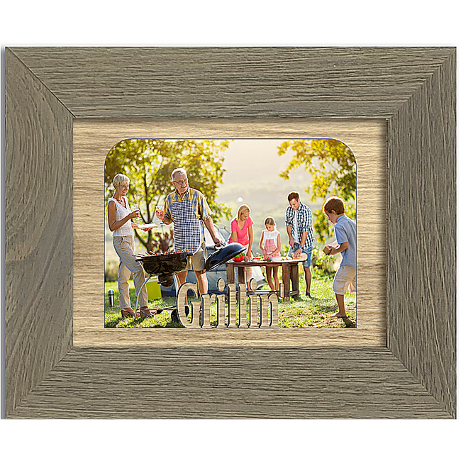 Grilling' Tabletop Picture Frame - Holds 4x6 Photo - Multiple Color Options