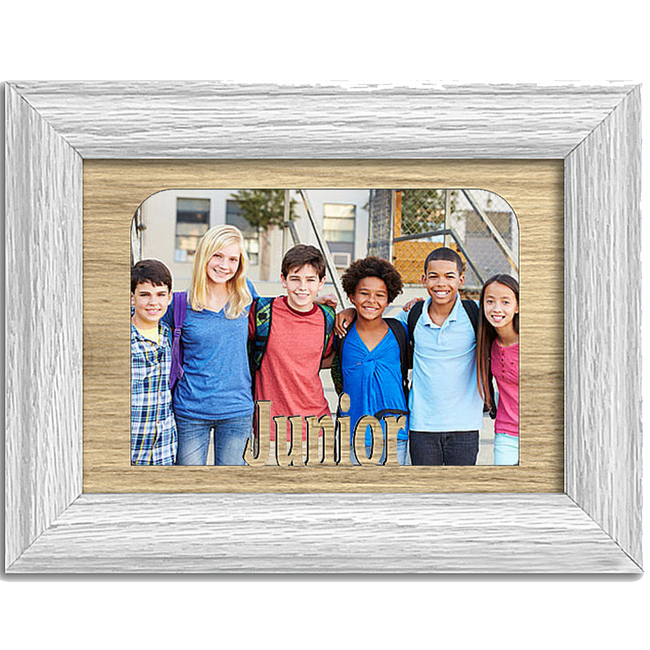Junior Tabletop Picture Frame - Holds 4x6 Photo - Multiple Color Options