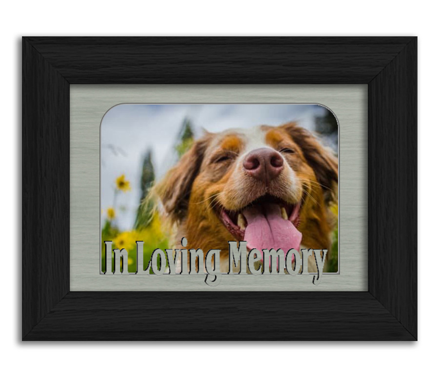 In Loving Memory Tabletop Picture Frame - Holds 4x6 Photo - Multiple Color Options