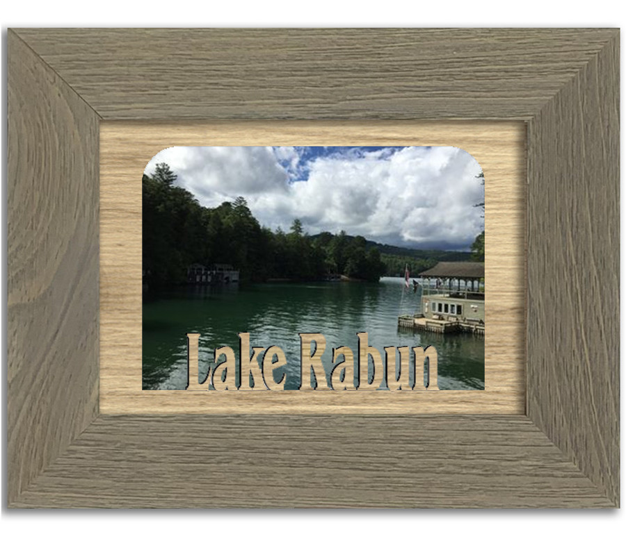 Georgia Lake Rabun Personalized Custom Lake Name Picture Frame 5x7