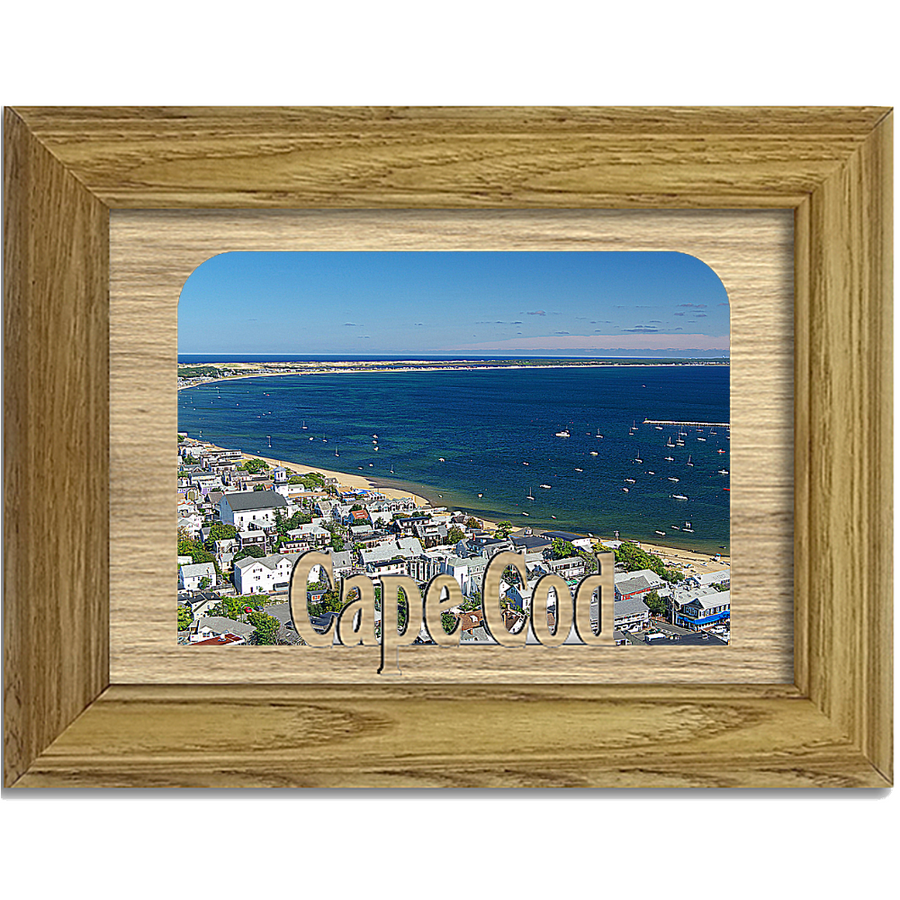 Cape Cod Tabletop Picture Frame - Holds 4x6 Photo - Multiple Color Options