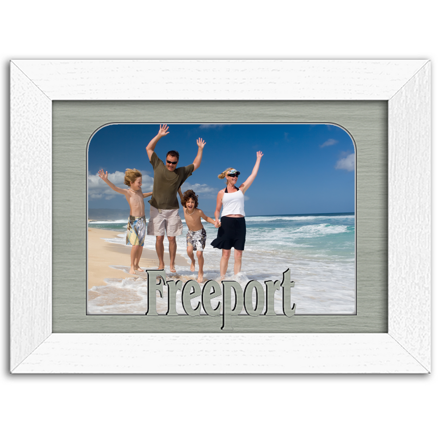 Freeport Tabletop Picture Spring Break Frame - Holds 4x6 Photo - Multiple Color Options