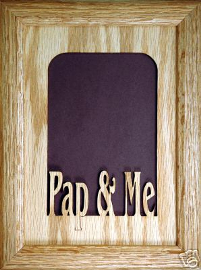 Pap and Me V Picture Frame