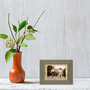 Newlyweds Tabletop Picture Frame - Holds 4x6 Photo - Multiple Color Options