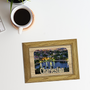 Charleston Tabletop Picture Frame - Holds 4x6 Photo - Multiple Color Options