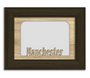 Manchester Tabletop Picture Frame - Holds 4x6 Photo - Multiple Color Options